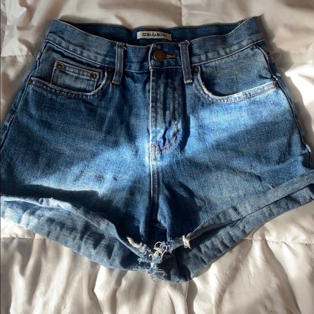 High Waisted Jean Shorts